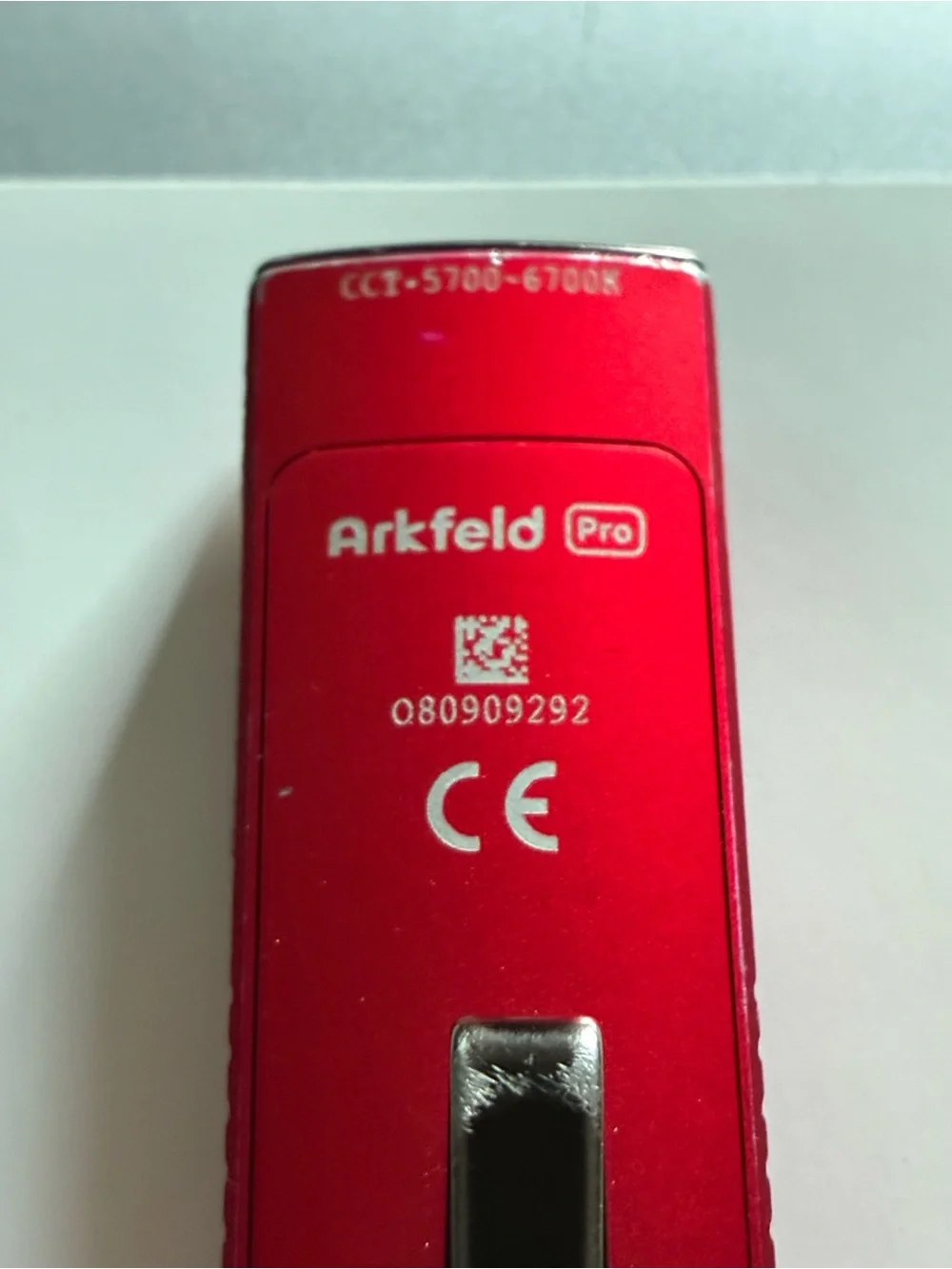 🟥 Olight Arkfeld Pro Flat Rechargeable EDC Flashlight - Red